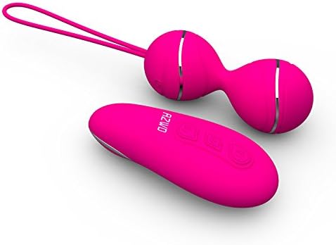 Cordless Silicone Massager Ball with Wireless Remote Control - 7 Kinds of Massager Mode - USB Charging - Wonderful Match to Smooth All Your Pain. (Pink) (Pink)