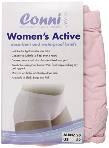 Conni Women's Active Undergarments, Pink, Size 22