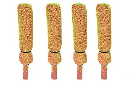 COIRGARDEN-Coco Pole 1 FEET 4 Pieces - Coir & Moss Stick for Indoor Plants, House Plants & Money Plant Support