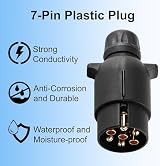 Double Dragon N-Type 7-Pin Trailer Plug Adapter 12V Waterproof Towbar Socket view 3