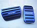 Ushopkins AT No Drilling Automatic Car Gas Brake Pedal Cover Accelerator Brake Foot Rest Pedals Covers For CIVIC 10 Blue