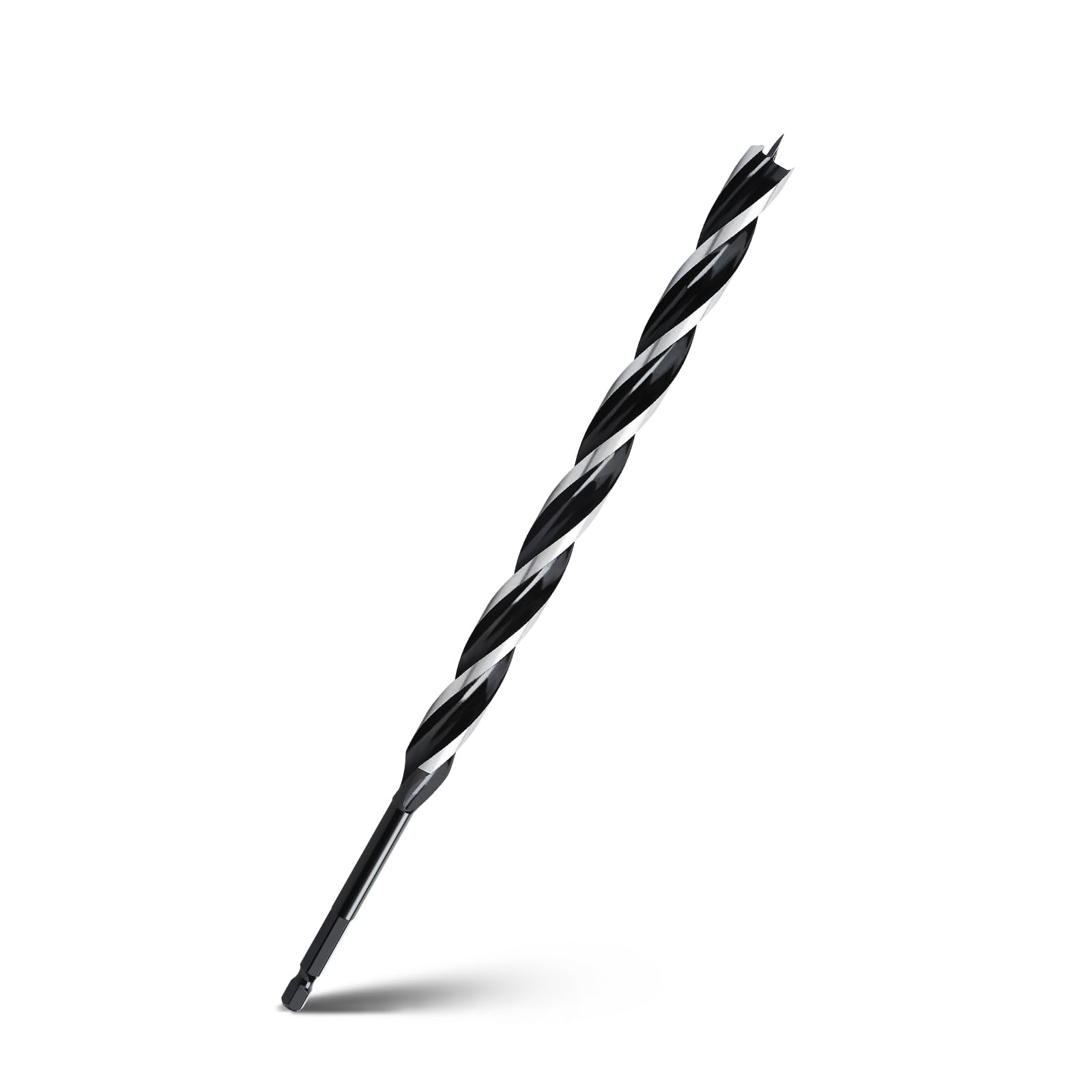 Photo 1 of 1/2" x 12" Auger Drill Bit for Wood, Hex Shank Tri Flute Ship Auger Long Drill Bit for Soft and Hard Wood,Tree Stump,Plastic,Drywall and Composite Materials