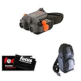 Nerf 39056 Kids Infrared Night Vision Googles with Camcorder + Focus Camera Micro Fiber Cleaning Cloth + Bower SCB1450 Digital Pro Sling SLR Backpack