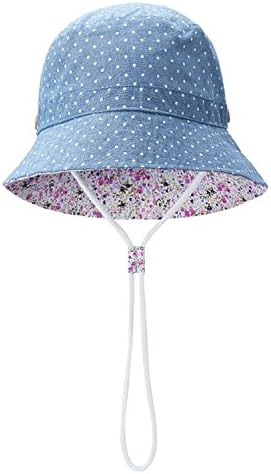 Baby Sun Hat Toddler Kids Dinosaur Hat Sun Protection Bucket with Chin Strap