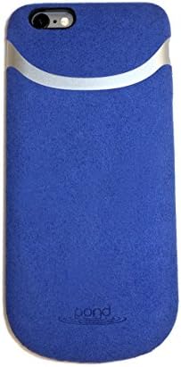 Pond Stream iPhone 6 &amp; iPhone 6s Qi Wireless Charging Case Peri Sky - Peri Microsuede/Satin Silver 90/108