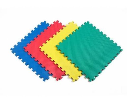 NorskSolid Color Multi-Purpose Foam Flooring - EVA Foam Interlocking Tiles (Multi Color, 20 Tiles - 80 Sq. Ft)
