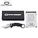 WITHARMOUR Pocket Knife, Folding Karambit Knife, Portable Camping Hiking Knife with Clip and Safe Lock 5-inch Closed 440C Stainless Steel Blade and G-10 Handle for Man Outdoors Hunting
