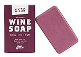 Vintage Merlot WINE SOAP | Great Gift for Women, Birthdays, Wives, Men, and All Wine Lovers | All Natural + Made in USA | Funny Bath and Relaxation Accessories