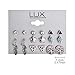 LUX ACCESSORIES Burnish Silver Boho Novelty Set (9PC)