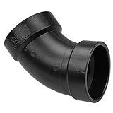 NIBCO 5806 ABS Pipe Fitting, 45 Degree Elbow, Schedule 40, 3