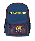 FC Barcelona backpack school mochila bookbag cinch shoe bag official Messi 10 (Navy)