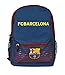 FC Barcelona backpack school mochila bookbag cinch shoe bag official Messi 10 (Navy)