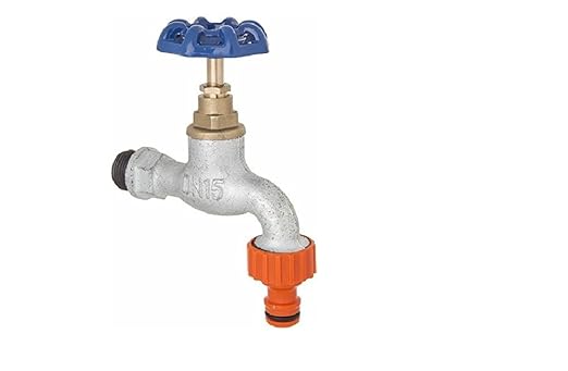 Gusseisen Gartenschlauch Wasserhahn 1/2 Zoll Einlass Hahn Ventil