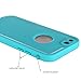 iPhone 6S Waterproof Case, Pandawell Slim Thin Light Dirt/Dust Proof Snowproof Shockproof Case Full Body Underwater Protective Cover for Apple iPhone 6 / iPhone 6S 4.7 inch - Teal