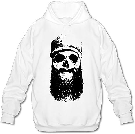 YCMLKJ Beard Mens O-Neck Unique Hoodie Appreal XX-Large