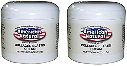 American Natural Collagen Elastin Cream 2 PACK 4 oz Skin Care Anti Aging