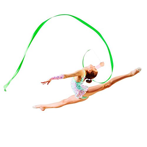 image for YGEOMER 12pcs Rhythmic Dance Ribbons Gym Ribbons Streamers Dancing Str