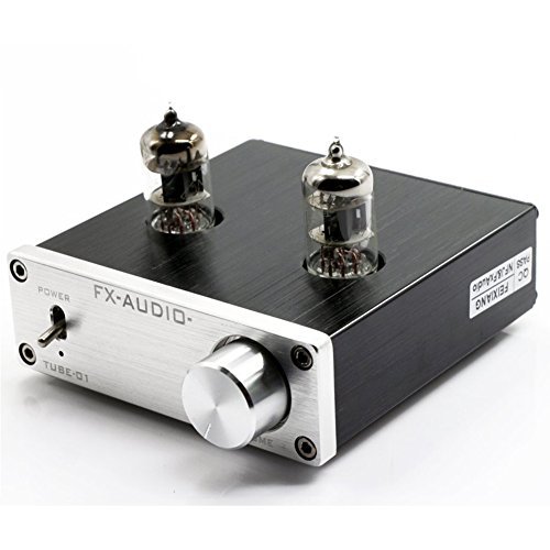FX Audio TUBE01 Mini Tube Audio Digital Amplifier Black Dual Channel