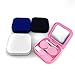 AHIER Portable Contact Lens Case Travel Kit Mirror +bottle + tweezers Container Holder (pink)