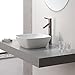 Kraus FVS-1002SN Sheven Single Lever Vessel Bathroom Faucet Satin Nickel