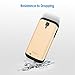 JETech Case for Samsung Galaxy S4, Protective Cover, Gold