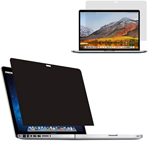 Accgonon Laptop Privacy Screen Protectors Filter,Compatible 13-inch MacBook Pro (2016-current Version,Model:A1706\A1708\A1989),Anti-Glare Anti-Spy Anti-Blue Scratch and UV Protection,Easy Install