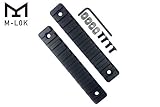GOTICAL 11 Slots M-LOK Rail Section for M Lok Handguard Eleven Slots Rail Picatinny Rail Set of 2 Pieces