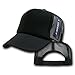DECKY Solid Trucker Cap, Black