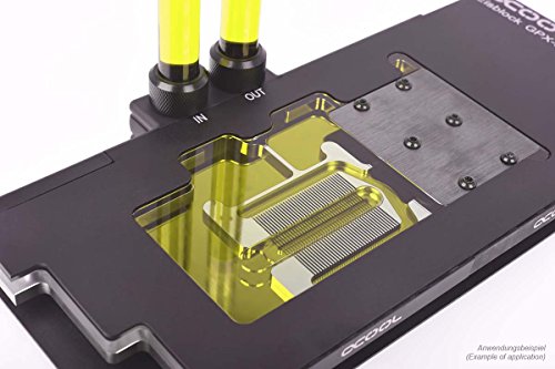 Alphacool 18542 Eiswasser Crystal Yellow UV-Active premixed coolant 1000ml Water Cooling Water additives