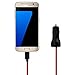 Fast Charger Smart IQ+ Dual Rapid USB Car Charger with Tangle-Free Coiled Micro USB Cable for Android Phones and Tablets (Samsung Galaxy, Nexus5, Nexus 7 and More)