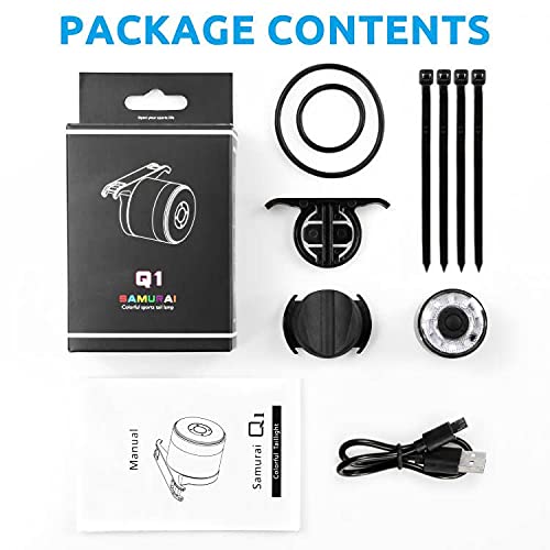 Bike Tail Lights, Bike Rear Light, RGB Bike Light Waterproof High Lumen