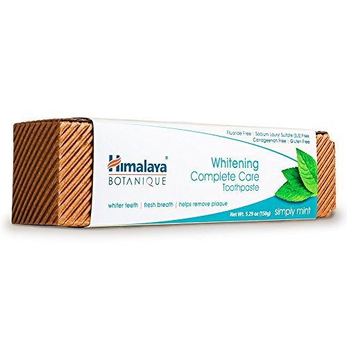 Himalaya Whitening Toothpaste - Simply Mint 5.29 oz/150 gm (1 Pack), Natural, Flouride-Free & SLS-Free Industrial & Scientific, Professional Dental Supplies, Oral Hygiene & Preventive Care, Toothpastes