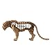 Paper Maker DIY 3D Puzzle Tiger Animal Model for Home Decoration (brown)