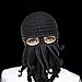 Maylisacc Beard Ski Balaclava Face Mask Winter Funny Octopus Knit Kraken Hat Men Women