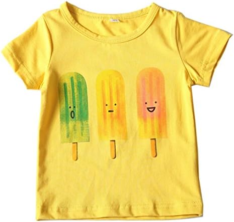 Amanod 2018 popular hot sale Infant Baby Girl Flower Pattern Ruffle Sleeve Top T Shirt Blouse Shirt Costume