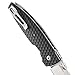 Columbia River Knife and Tool 1220 CRKT Aux Folding Knife, Black