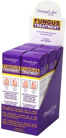 Omega Labs Fungus Treatment for Finger & Toe Nails 15ml/0.5oz - 6pack