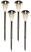 Solar Garden Lights Home Decor Outdoor Decorations Stakes Decorative Pathwhay Light Deal of The Day Prime Today Sogrand 4 Color LED Glass Lens Stainless Steel Landscape Lamp For Walkway Yard 4Pack