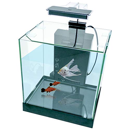 Penn Plax Cascade All-in-One Desktop Aquarium, 3.2 Gallon