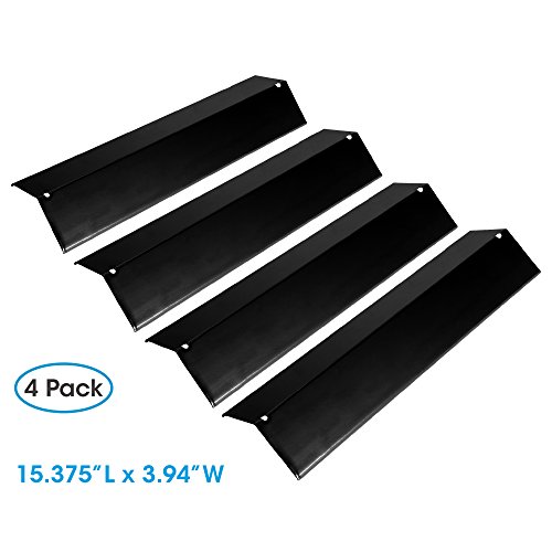 4 Pack Stainless Steel Grill Heat Shield Plate Flavorizer Bars Burner