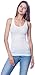 4 Pack Zenana Women's Racerback Tank Tops Large White, White, White, White