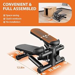 Sweetcrispy Mini Stair Steppers with Resistance