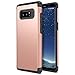 Note 8 Case, Trianium Protanium Galaxy Note 8 Case Heavy Duty Case with GXD Impact Gel (Rose Gold) Extreme Protection Shock-Absorption Tri-Layer Reinforced Protective Hard Cover