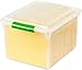 IRIS USA File Box File Organizer Plastic File Box for Letter/Legal File, BPA-Free Plastic Storage Bin Tote Organizer w/ Secure Latching Lid and Easy-Slide Pad, Clear 35 Qt. 4Pack