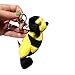 Bumble Bee Plush Keychain By Unipack - Soft, Small Bee Gift, Lovable Bee Party Favor, Adorable Bee Toy.