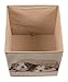 Clever Creations Kids Collapsible Storage Organizer and Ottoman, Perfect Animal Themed Toy Chest for Storing Books, Shoes, Games and More, Puppies in Bag