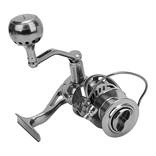 Nannday Verschleißfeste Metallgussrolle, Vollmetallspule Spinning Angelrolle, Seefischerei für Wildfischen – Bild 3