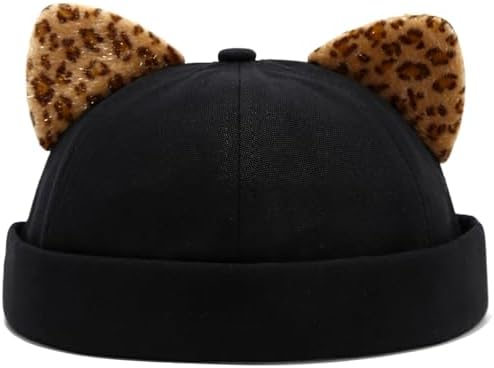Women White Winter Wool Cat Rabbit Ears Soft Beanie Slouchy Baseball Cap Cute Hat for Women Winter Wool Cat Rabbit Ears Soft Beanie  main image 3