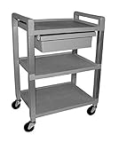 Ideal Poly Drawer Cart - Gray