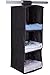 StorageManiac Compact Hanging Closet Organizers, Set of 4 Hanging Closet & Handbag Organizer